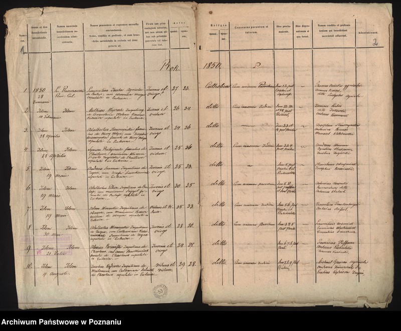 Obraz 3 z jednostki "Księga małżeństw"