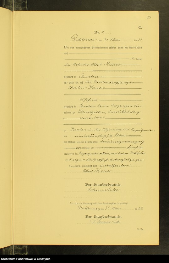 image.from.unit.number "Sterbe-Neben-Register Nr 1 - 20[ Księga zgonów - wtóropis ]"
