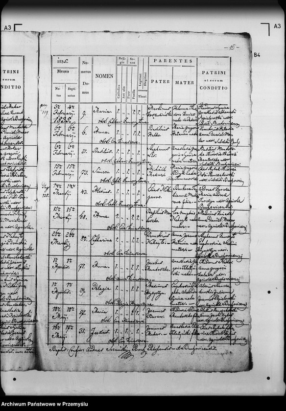 Obraz 19 z jednostki "[Kopie ksiąg metrykalnych parafii Pakość z filiami Buchowice, Czyszki (dekanat Mościska)]"