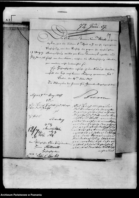 Obraz 18 z jednostki "Akta in Denuntiationssachen wider den Oekonomiekommissarius Wendt zu Wągrowiec."