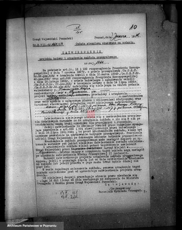 image.from.unit.number "Fabryka mebli w Poznaniu projekt urządzenia warsztatu stolarskiego przy ul. Śniadeckich 12"