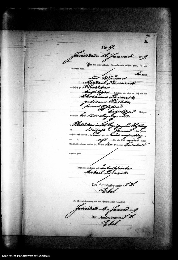 Obraz 14 z jednostki "Księga urodzeń"