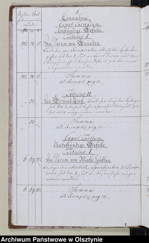 image.from.unit.number "Kirchen-Rechnung über Einnahme und Ausgabe"