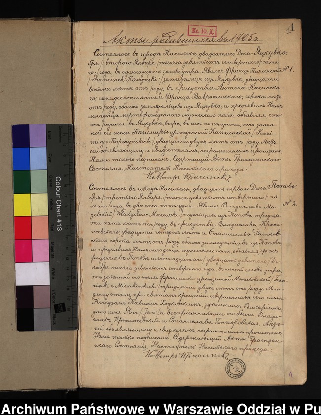 image.from.unit.number "Akta urodzeń, małżeństw i zgonów"