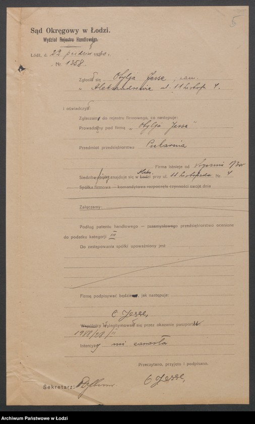 Obraz 7 z jednostki "Otylja Jesse- piekarnia"