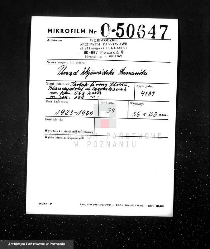 Obraz 2 z jednostki "Tartak firmy Klessa, Błaszczyński nr fabr. 568 kotła nr porz. 152 kotła"