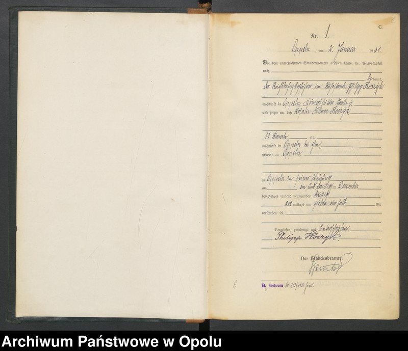 Obraz 4 z jednostki "[Rejestr zgonów] 1931 Tom I Nr 1-467"