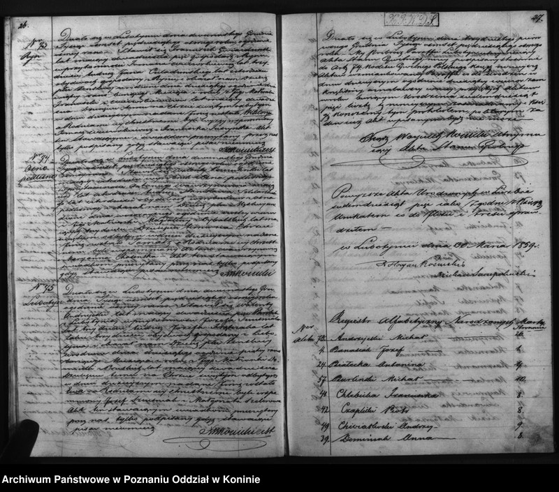 Obraz 16 z jednostki "Dowody urodzonych, zaślubionych i zmarłych"