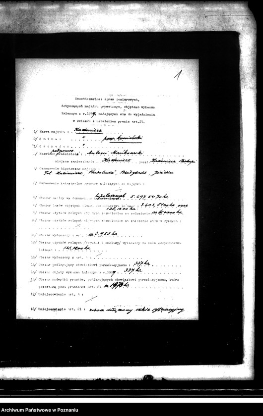 image.from.unit.number "Przymusowy wykup i parcelacja majątku Kazimierz powiatu konińskiego"