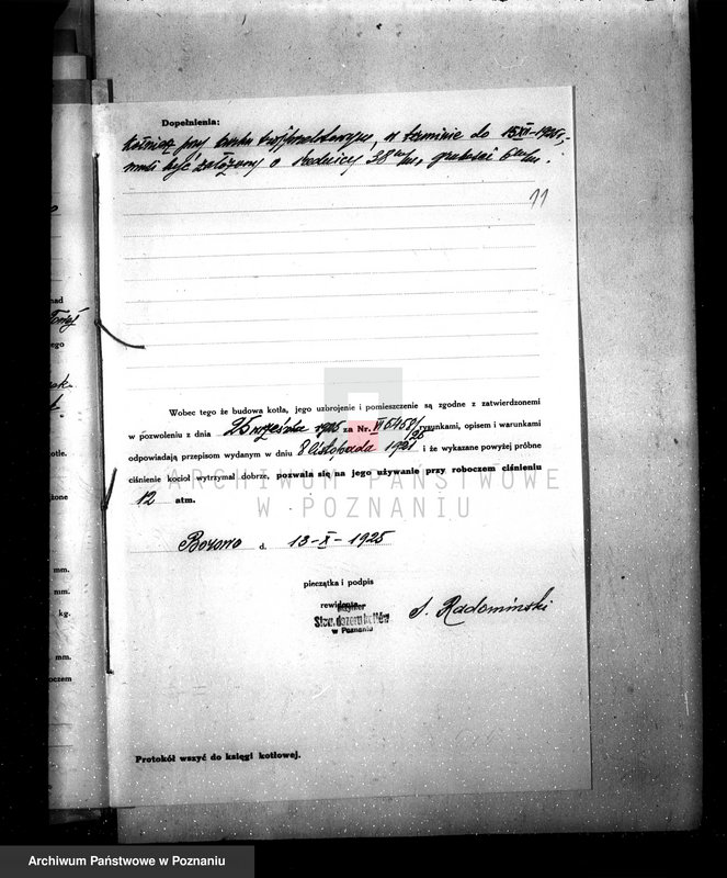 Obraz 15 z jednostki "Majątek Borowo pow. kościański, własność O. Bernuthe nr woj. kotła 5855"