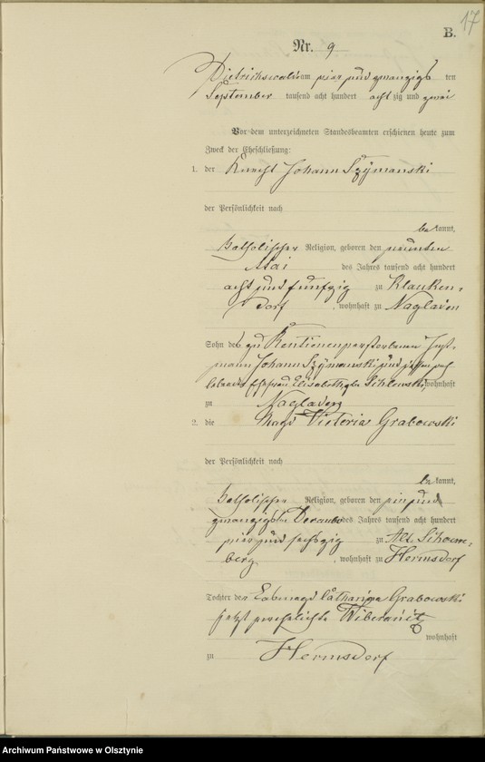 image.from.unit.number "Heiraths-Haupt-Register Nr 1 - 17"