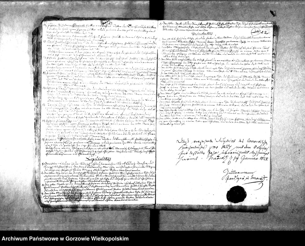 image.from.unit.number "Duplikate der Kirchenbücher von der Parochie Marwitz (Marwice)"