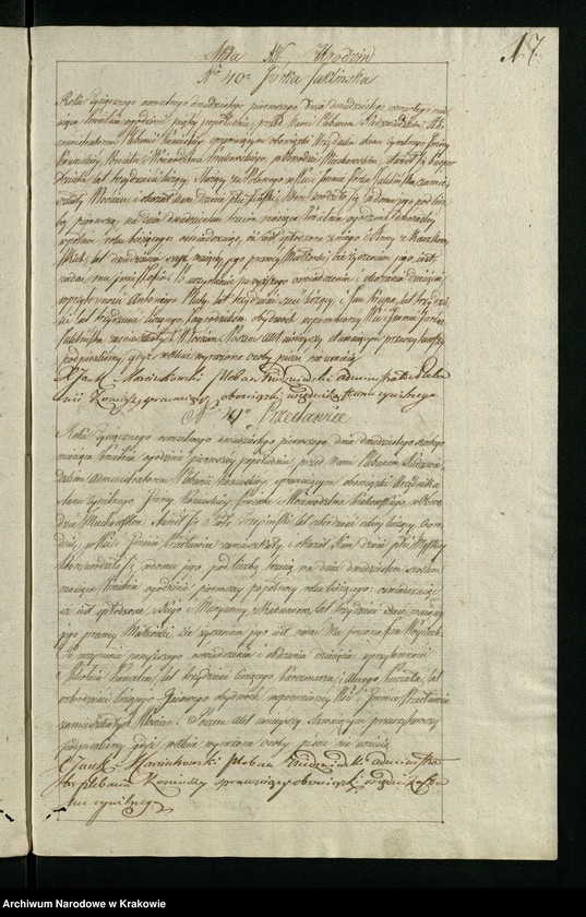 image.from.unit.number "Księga aktów stanu cywilnego Gminy Parafii Koniusza w Obwodzie Miechowskim, Powiecie Krakowskim na rok 1821"