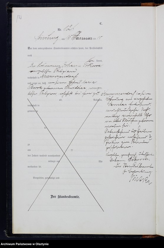 image.from.unit.number "Sterbe-Haupt-Register Nr 1 -215"