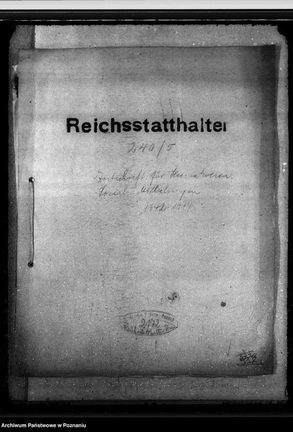 Obraz 4 z jednostki "Zeitschrift für Heimatwesen. Soziale Mitteilungen"