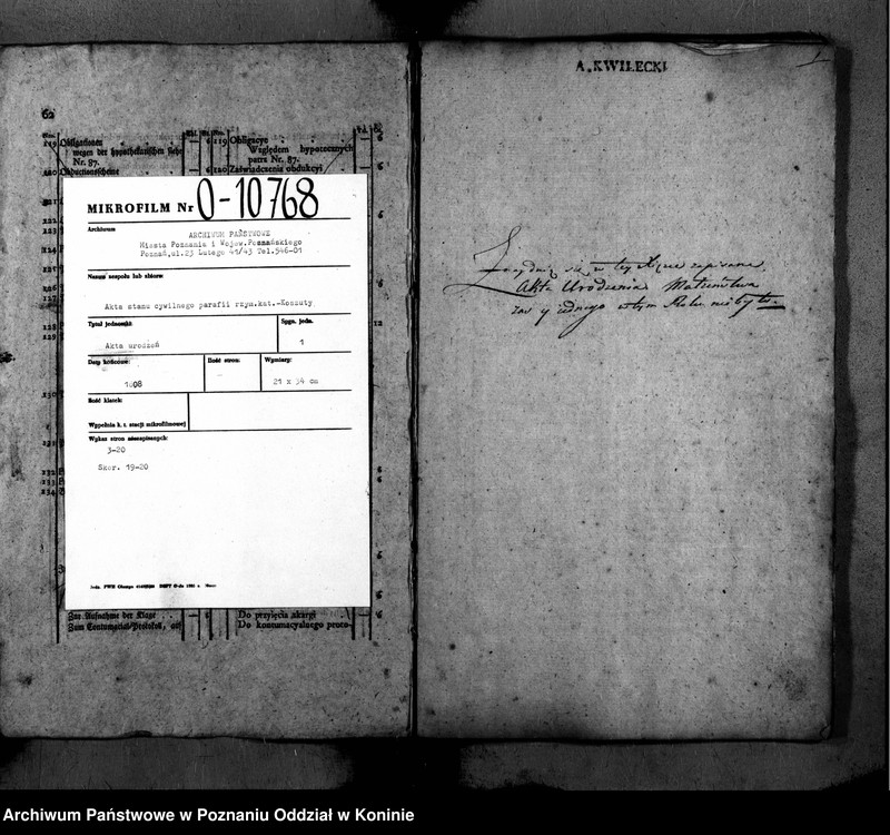 image.from.team "Akta stanu cywilnego Parafii Rzymskokatolickiej Koszuty (powiat słupecki)"