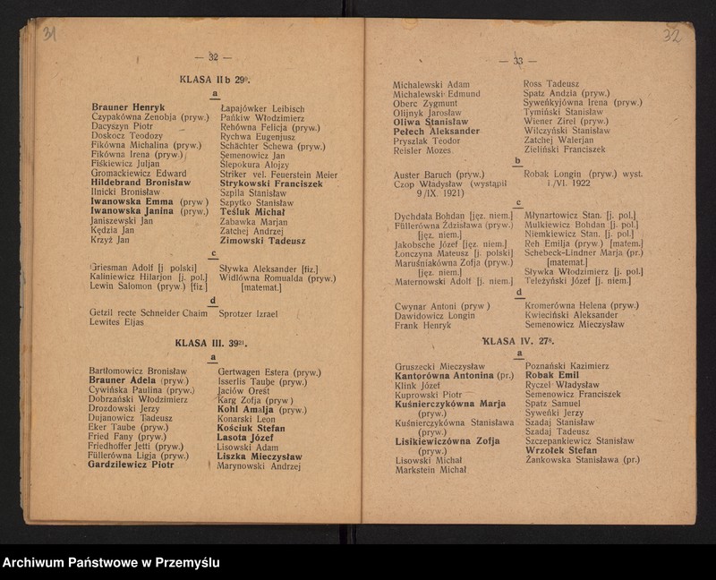 image.from.unit.number "IV Sprawozdanie Dyrekcji Gimnazjum Państwowego im. Kornela Ujejskiego w Kamionce Strumiłowej za rok szkolny 1921/22"
