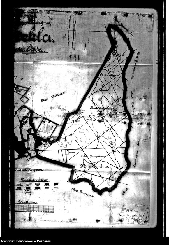 Obraz 20 z jednostki "/Majątek Nekla powiatu średzkiego wyłączenie z art.4 i 5 ustawy o wykonaniu reformy rolnej Rozalia hr. Żółkowski"