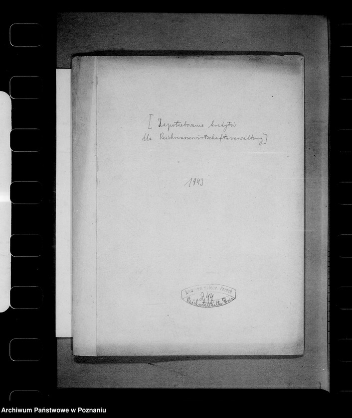 Obraz 4 z jednostki "Zapotrzebowanie kredytów dla Reichswasserwirtschaftsverwaltung"