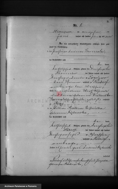 Obraz 17 z jednostki "Księga małżeństw"
