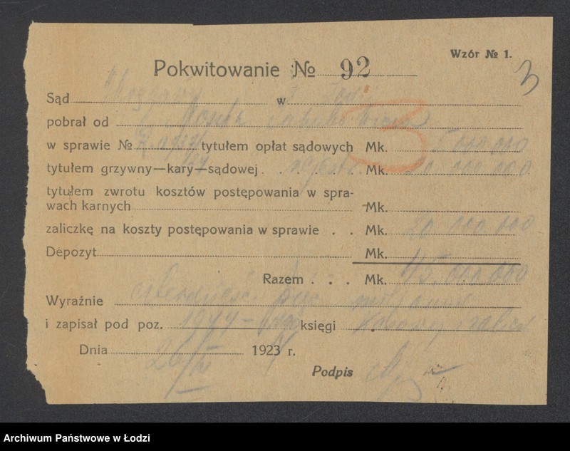 Obraz 5 z jednostki "Moszek Jakubowicz- sprzedaż manufaktury bawełnianej"