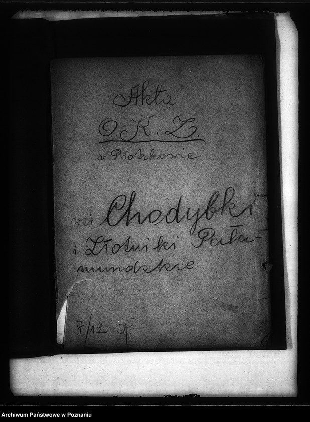 image.from.unit.number "Scalenie gruntów we wsiach Chodybki i Złotniki Pałamunckie w gminie Koźminek powiatu kaliskiego"