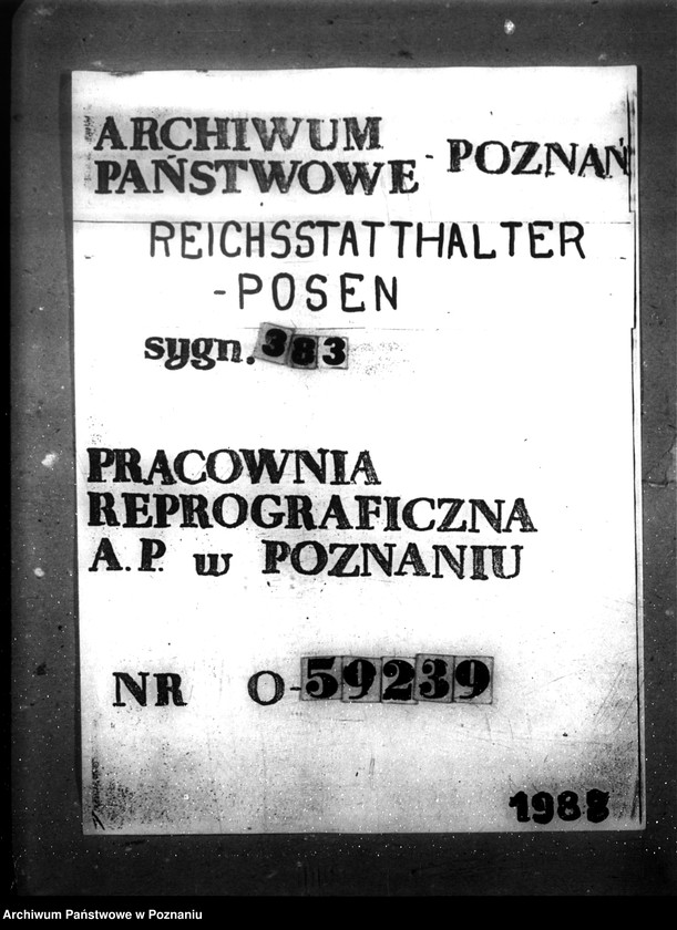 Obraz 1 z jednostki "Analiza sytuacji politycznej, narodowościowej, społecznej i gospodarczej wschodnich ziem Rzeszy"