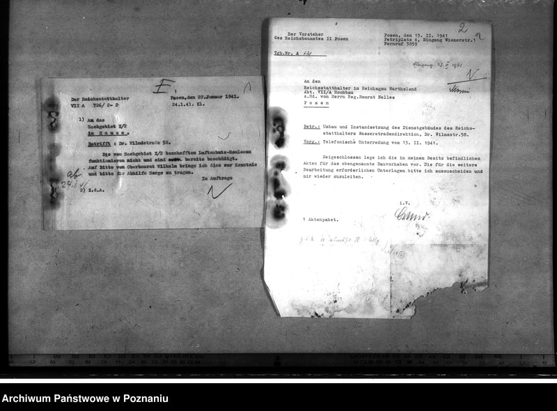 Obraz 3 z jednostki "Dienstgebäude des Reichsstatthälters Dr. Wilmsstrasse 58 - Poznań"