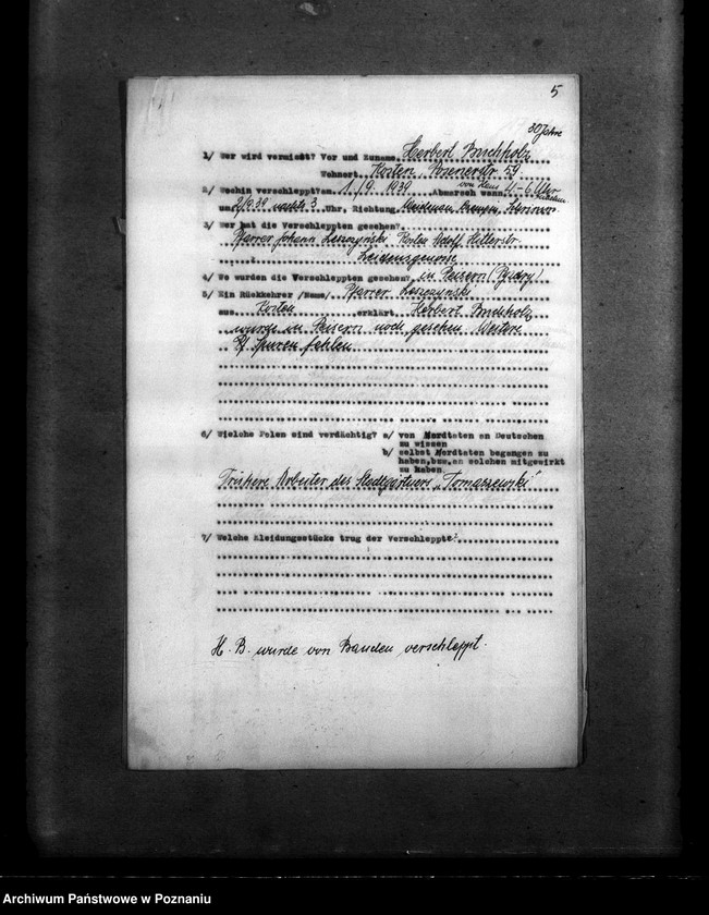 Obraz 9 z jednostki "Amtliche Meldungen Kreis Kosten (Kościan)"