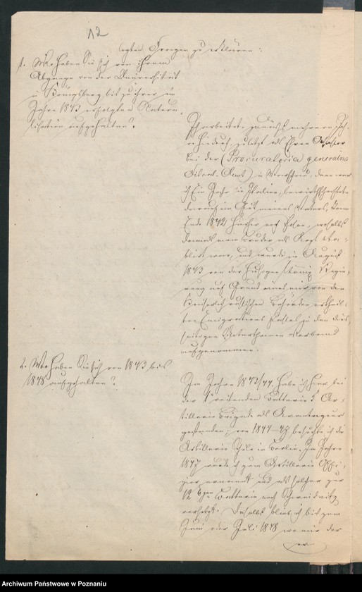 Obraz 15 z jednostki "A. betr. den polnischen Emigranten Wladislaus von Bentkowski"