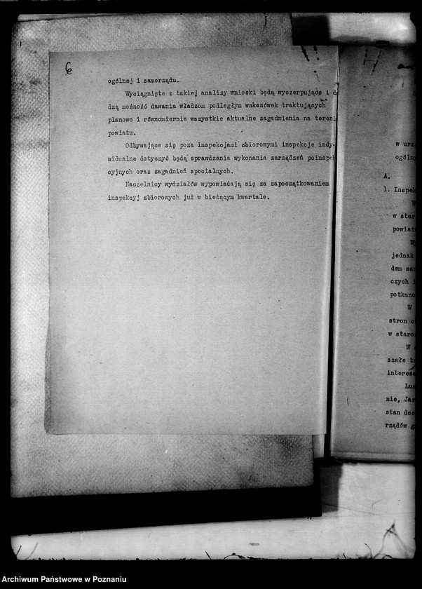 Obraz 10 z jednostki "Konferencje naczelników wydziałów protokoły zebrań periodycznych naczelników władz i urzędów niezespolonych/"