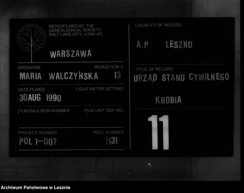 Obraz 1 z jednostki "[Księga zgonów - miasto]"