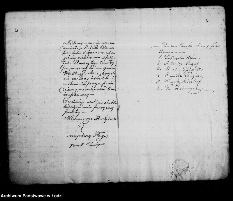 Obraz 6 z jednostki "Akta tyczące się ustanowienia opieki ustanowienia opieki i dopełnienia inwentarza pozostałości po Johannie Krystianie Betzille na rzecz rodzeństwa i nieletniego Frydrycha Reinholda Betzille "