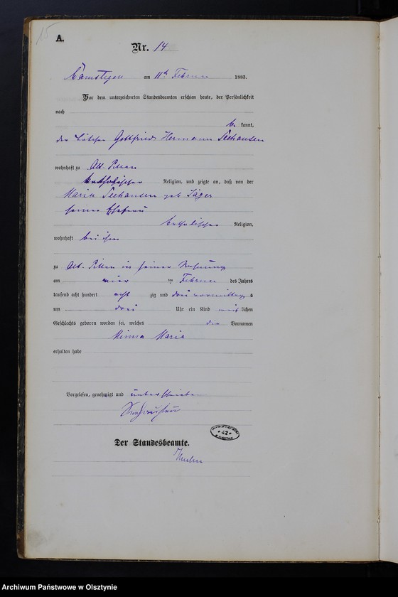 image.from.unit.number "Geburts-Haupt-Register Nr 1 - 169"