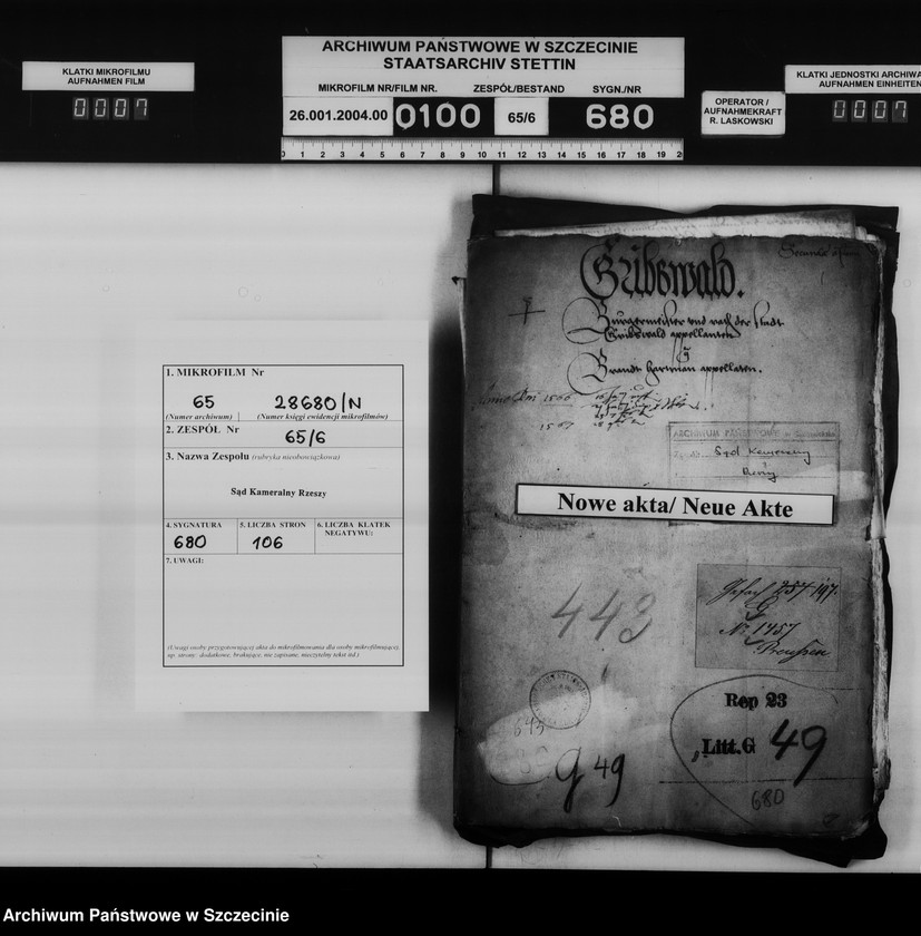 image.from.unit.number "Bürgermeister und Rat zu Greifswald / Brand Hertmann in Greifswald: Beschlagnahme eines Schiffes und Verbot des Handels."