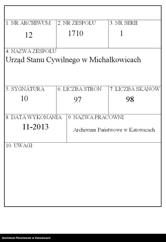 Obraz 1 z jednostki "[Księga urodzeń za rok 1883, nr 1-96]"