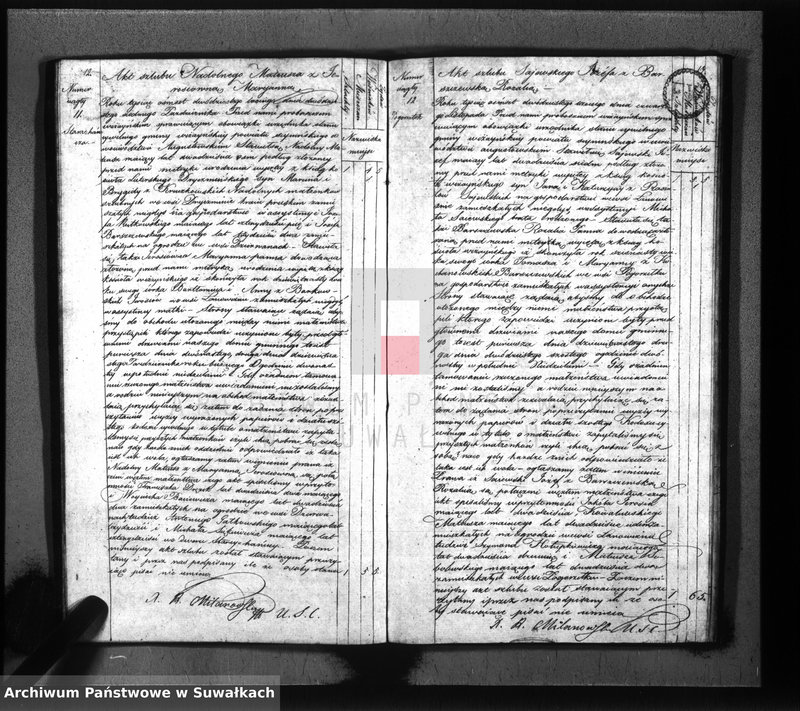 image.from.unit.number "Akta zaślubionych gminy wiżańskiey obwodu seyneńskiego, w województwie augustowskim od dnia 1-go stycznia do dnia ostatniego grudnia 1823 roku"