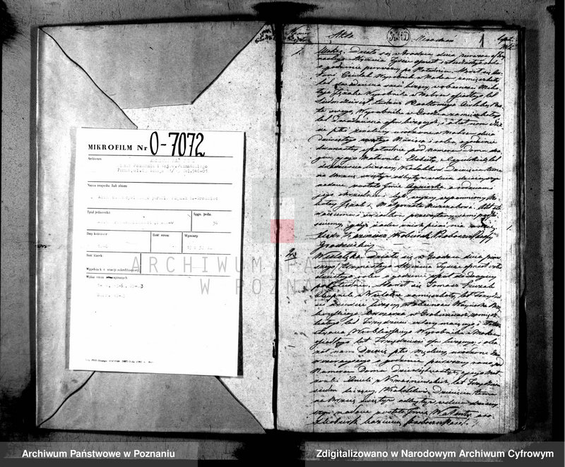 Obraz 3 z jednostki "Księga urodzeń, małżeństw i zgonu"