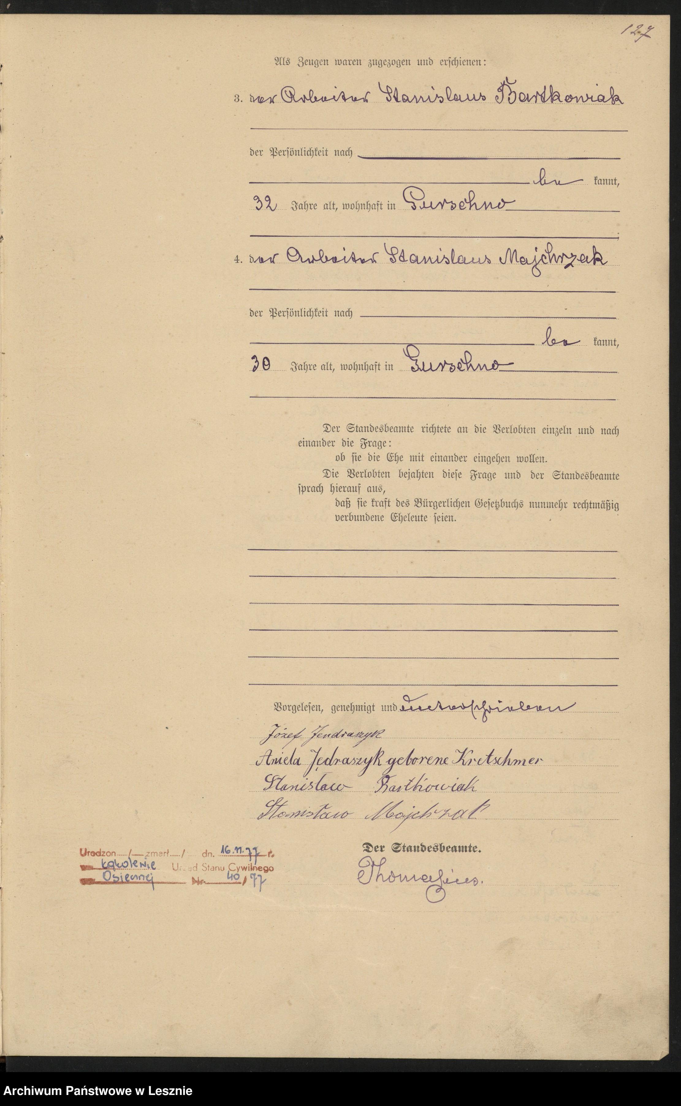 Skan z jednostki: [Księga małżeństw]