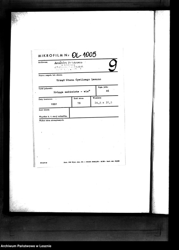 Obraz 3 z jednostki "[Księga małżeństw - wieś]"