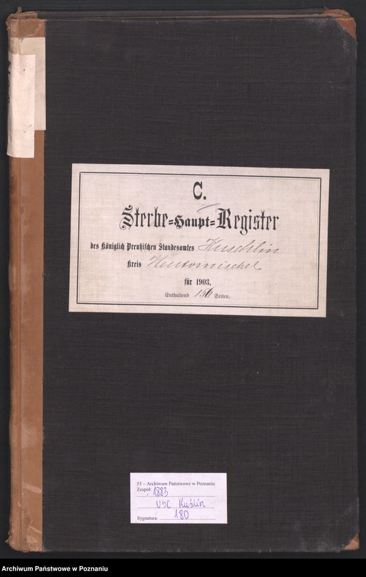 Obraz 3 z jednostki "Sterbe-Haupt-Register"