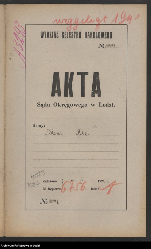 Obraz 2 z jednostki "Hersz Abe – sprzedaż garderoby dziecinnej"