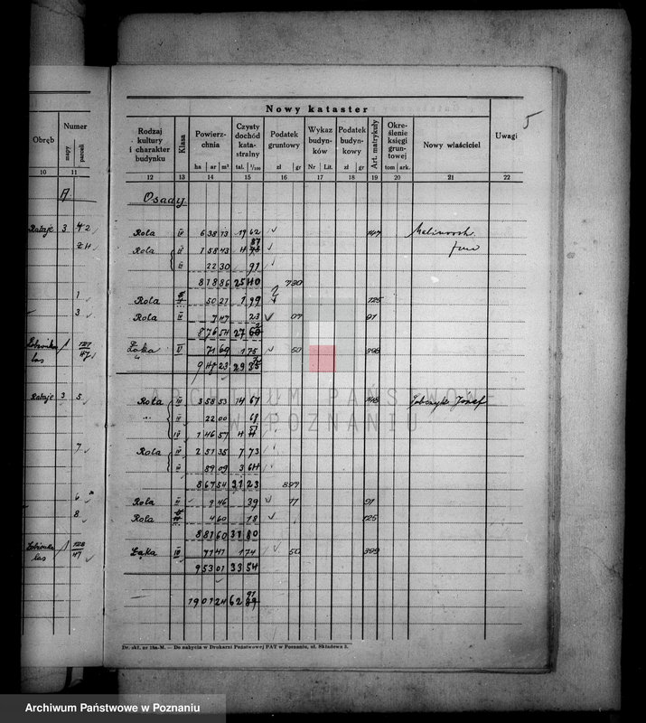 Obraz 11 z jednostki "Ostateczny rejestr pomiarowy majątku Łobżenice powiatu wyrzyskiego"