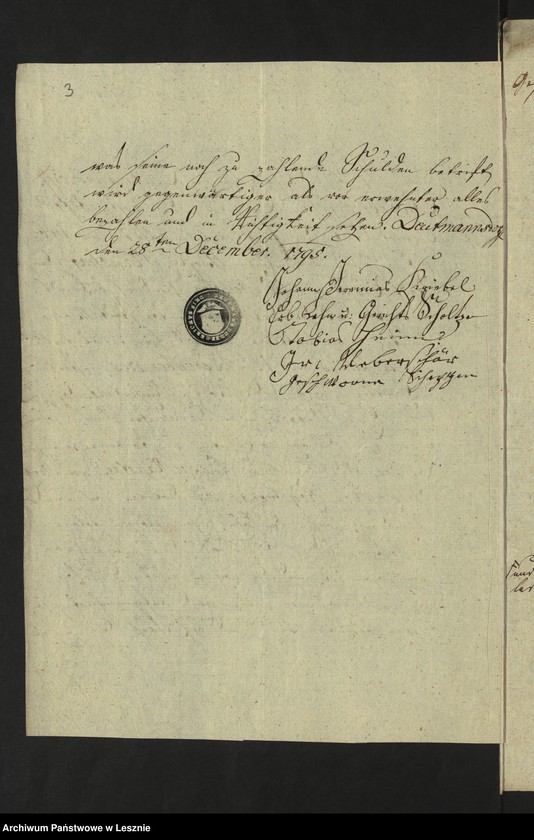 Obraz 5 z jednostki "[Akta des in Deutmannsdorf in Schleisen in Löwenbergischen Kreise gelegen, den 14 Dezember 1795 erfolgten Absterbens des allhier gewesenen Ratsbedienten Johann Gottlieb Hahn]"