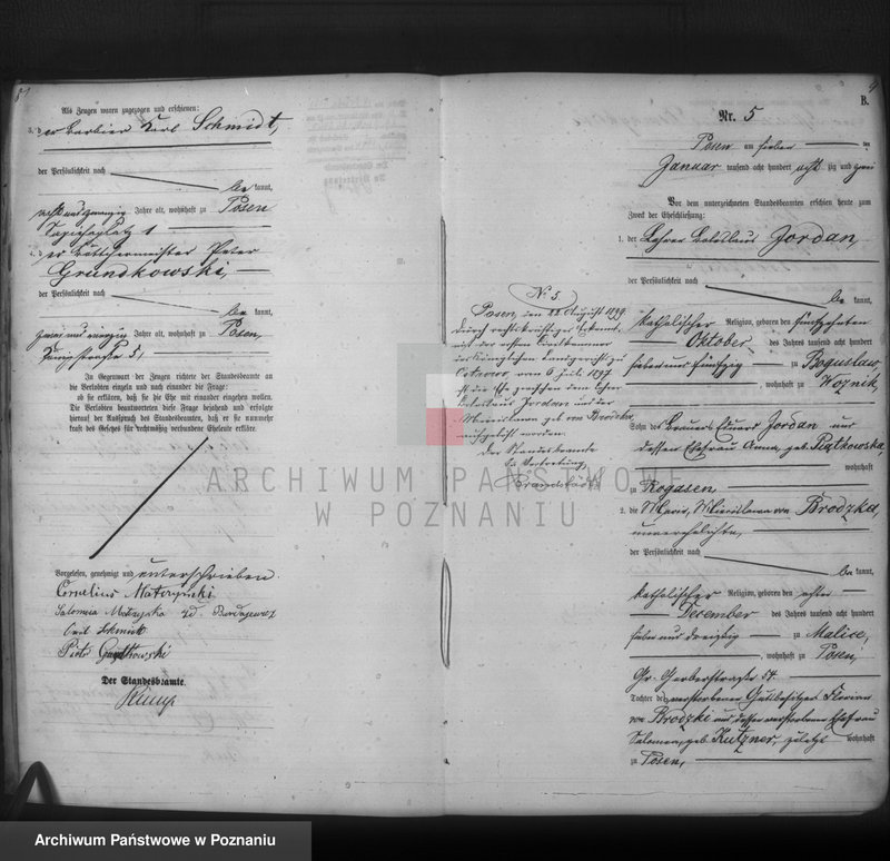 Obraz 6 z jednostki "Księga małżeństw t. I"