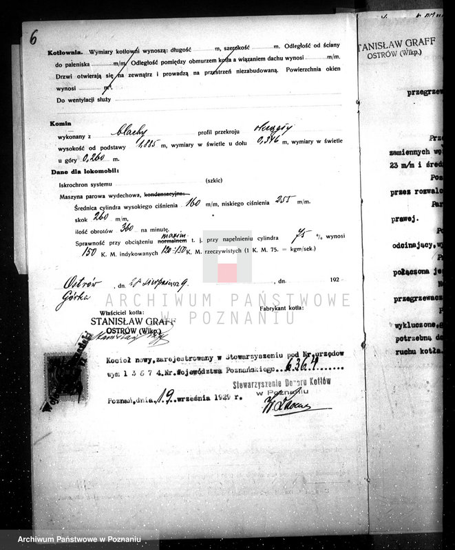 Obraz 11 z jednostki "St. Graff Ostrów i Fenrych, maj. Górka pług parowy"