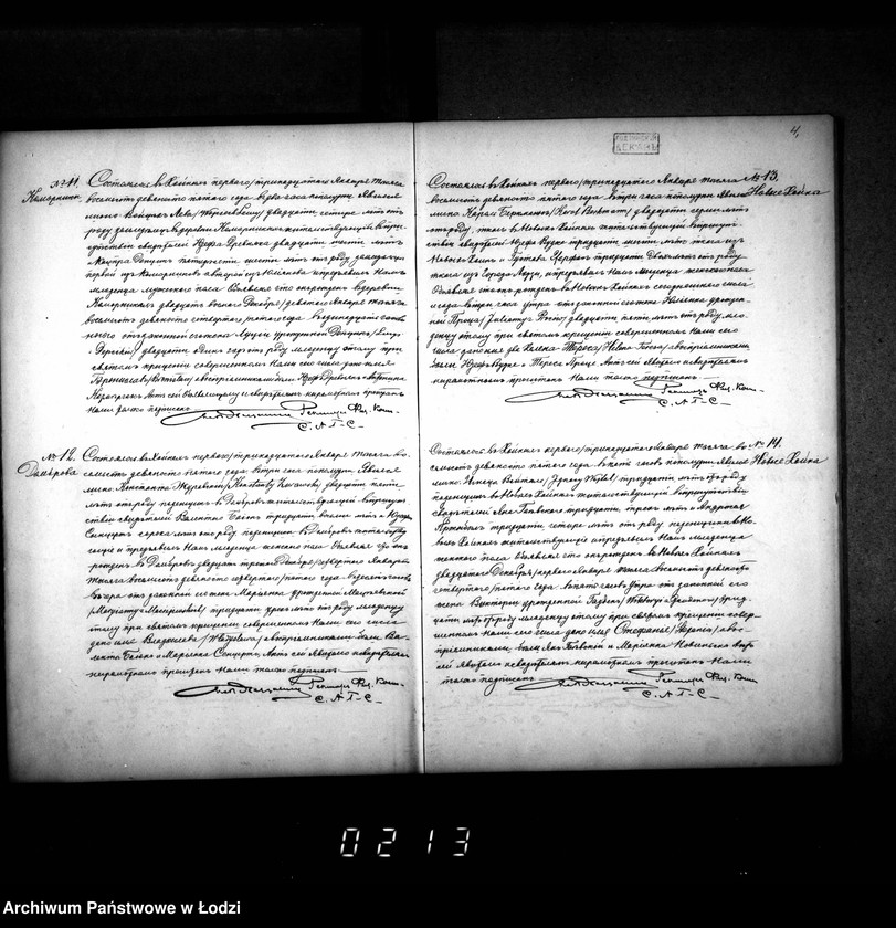 Obraz 8 z jednostki "Akta urodzeń, małżeństw i zgonów"