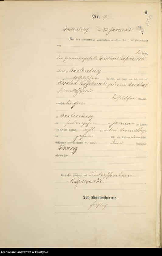 image.from.unit.number "Geburts-Haupt-Register Nr 1 - 254"