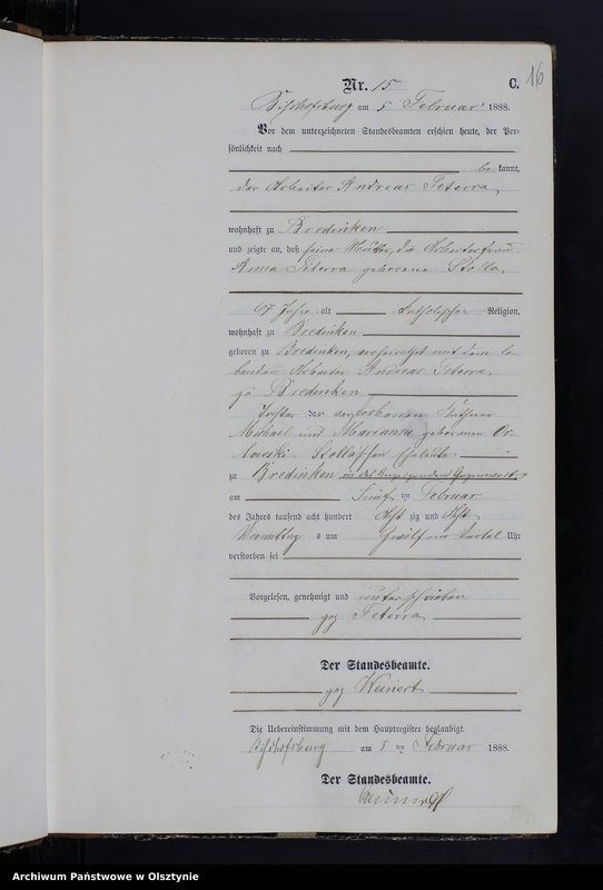 image.from.unit.number "Sterbe-Neben-Register Nr 1 - 150"