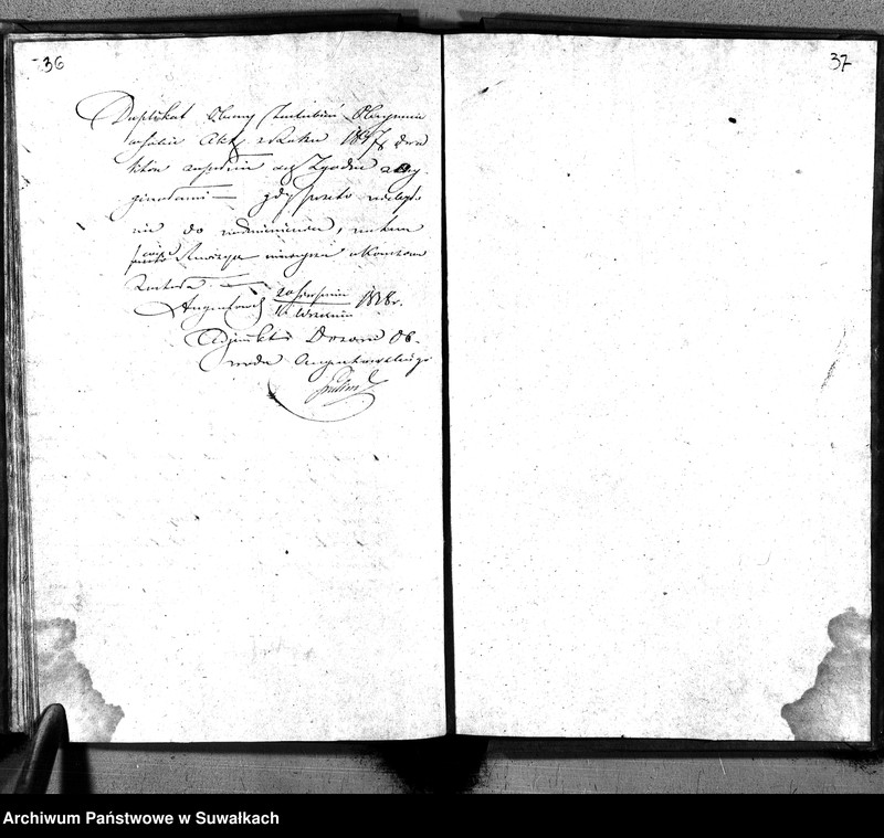 image.from.unit.number "Akta Urzędnika Stanu Cywilnego Parafii Przerośl Starozakonnych, Urodzonych, Zmarłych i Zaślubionych na 1837 rok"